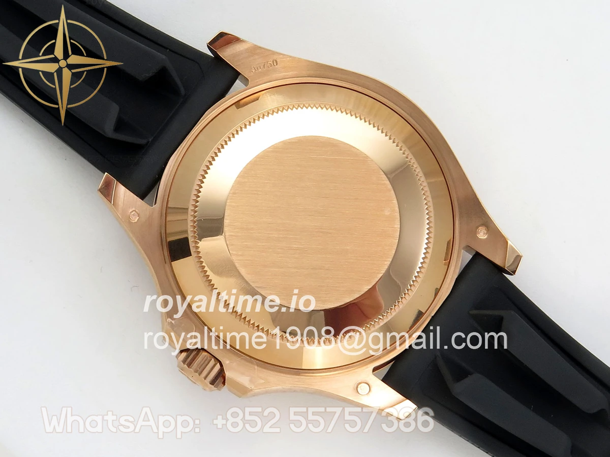 Rolex Yacht-Master 126655 SCF 3D Black Ceramic Bezel on Black Rubber Strap DD3235 - Image 11