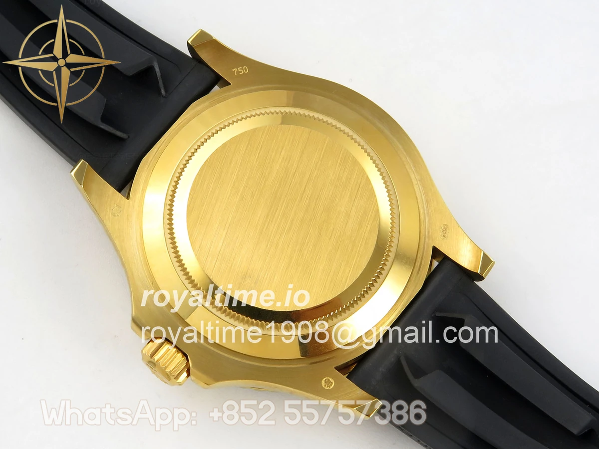 Rolex Yacht-Master 42mm 226658 YG QF on Oysterflex Strap JH3235 V18 (Free Sprung) Weighted 171g - Image 11