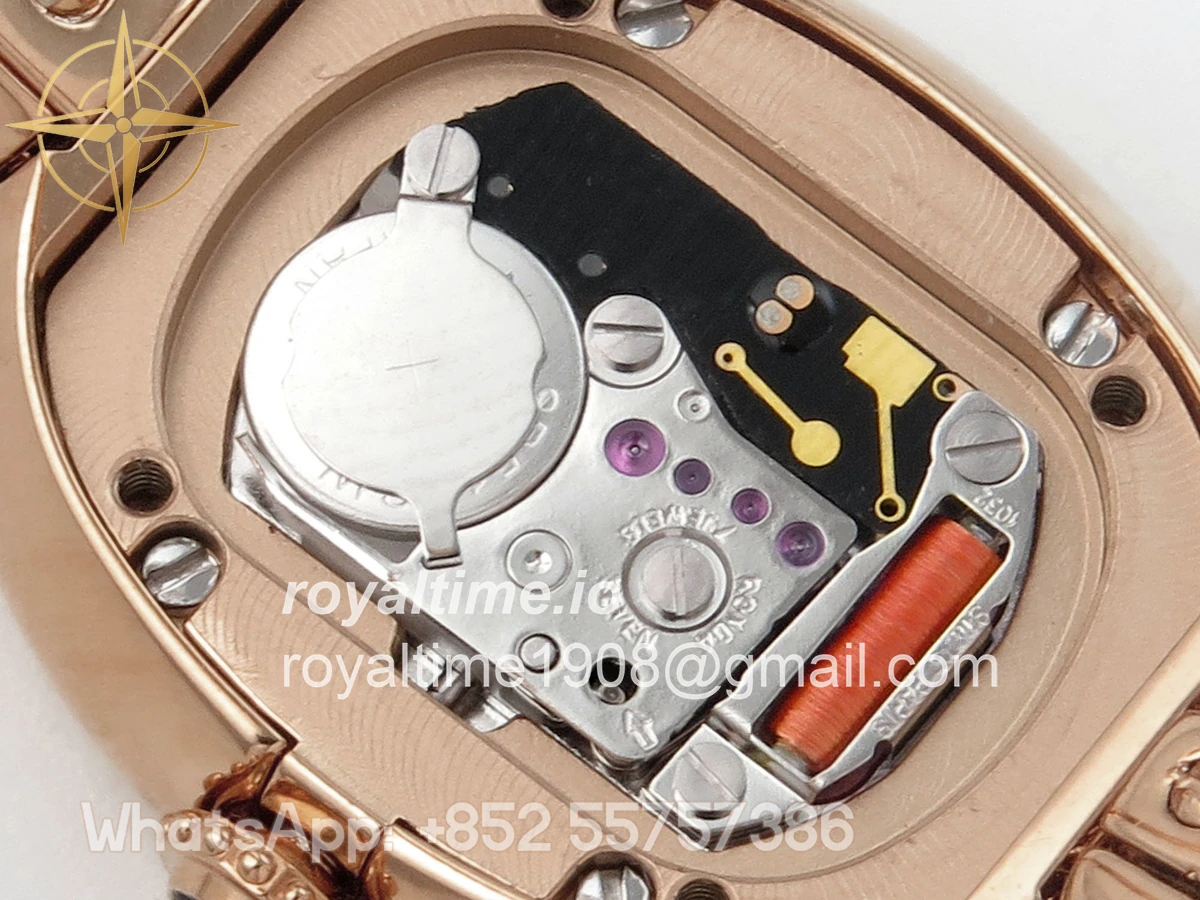 Cartier Baignoire De Cartier RG BLSF White Dial on RG Medium Size Bracelet Swiss Quartz - Image 11