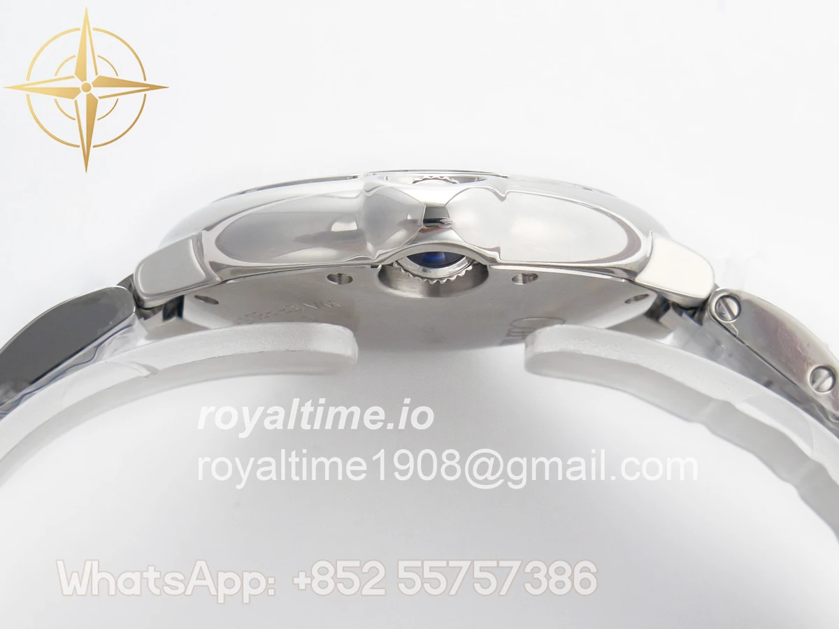 Cartier Ballon Bleu 33mm SS AF White Textured Dial on SS Bracelet Ronda Quartz - Image 11