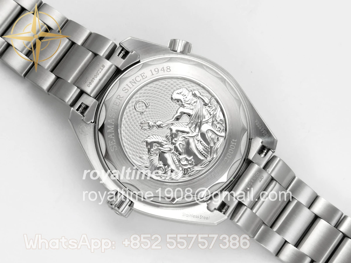 Omega Seamaster 39.5mm VSF Summer Blue Dial on SS Bracelet SA8800 V4 - Image 11