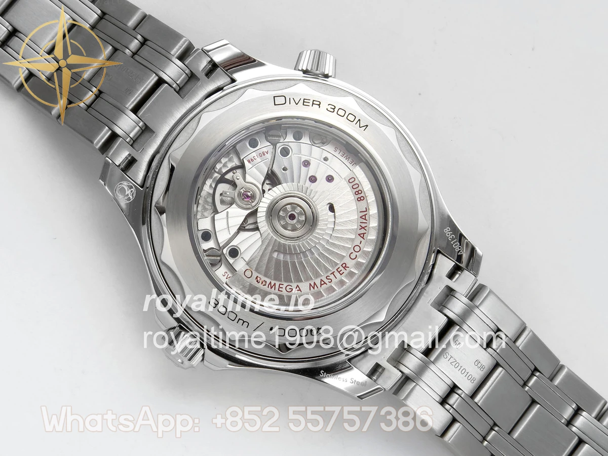 Omega Seamaster Diver 300M SS ORF Blue Ceramic Blue Dial on SS Bracelet OR8800 - Image 11