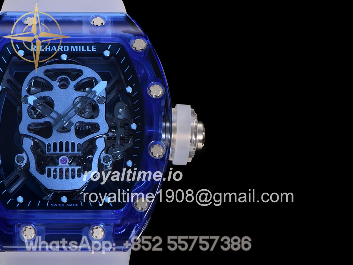 Richard Mille RM 027-01 Tourbillon Blue Sapphire Skull - Image 11