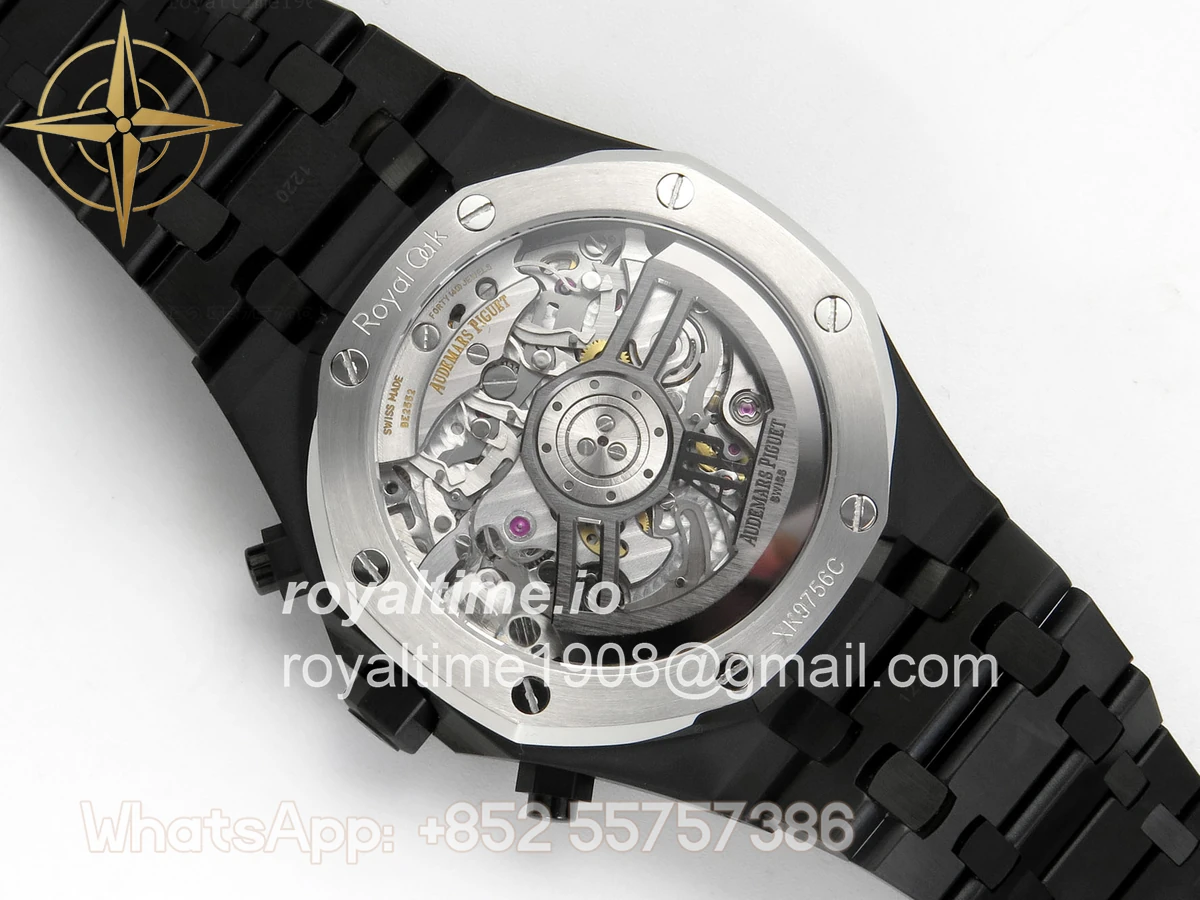 Audemars Piguet Royal Oak Chrono 26240 PVD DDSF Black Dial on PVD Bracelet DD4401 - Image 11