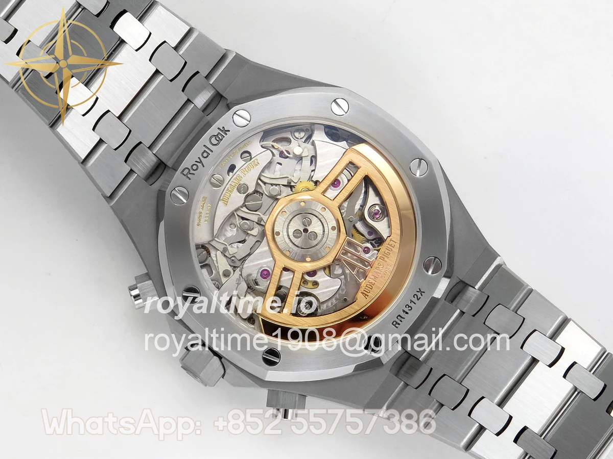 Audemars Piguet Royal Oak Chrono 26240 SS DDF Blue Dial on SS Bracelet DD4401 (SW Dial) V2 - Image 11