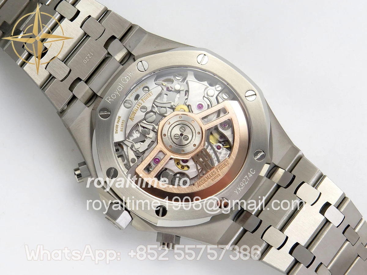 Audemars Piguet Royal Oak Chrono 26240 SS DDSF Blue Ombre Dial on SS Bracelet DD4401 - Image 11