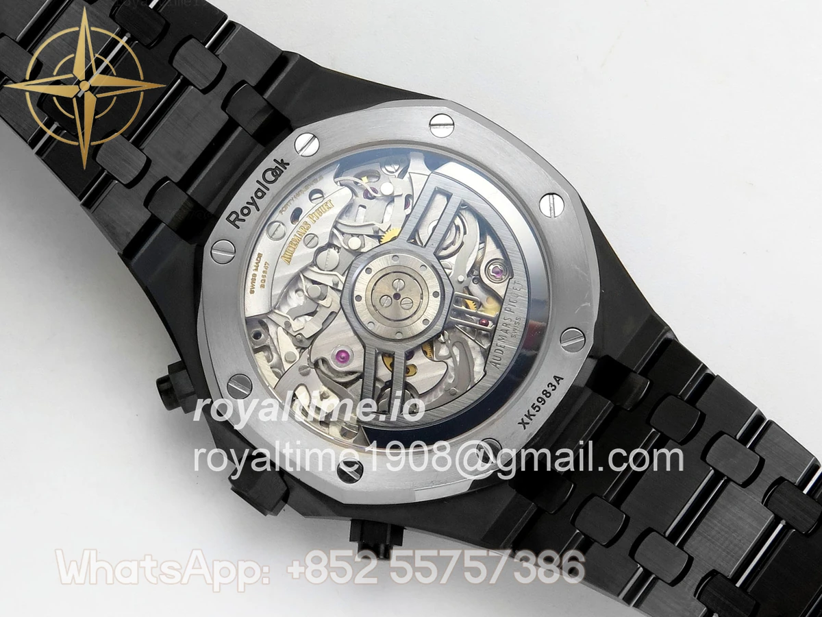 Audemars Piguet Royal Oak Chrono 26240ce Black Ceramic DDF Black Dial on Bracelet DD4401 - Image 11