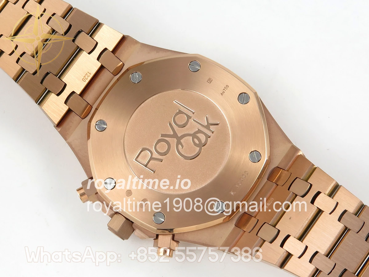 Audemars Piguet Royal Oak Chrono 26331 RG APSF Brown/RG Dial on RG Bracelet A2385 - Image 11