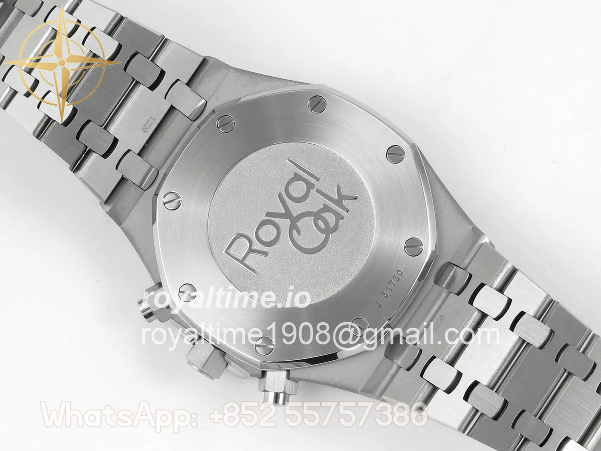 Audemars Piguet Royal Oak Chrono 26331 SS APSF Blue/White Dial on SS Bracelet A2385 - Image 11