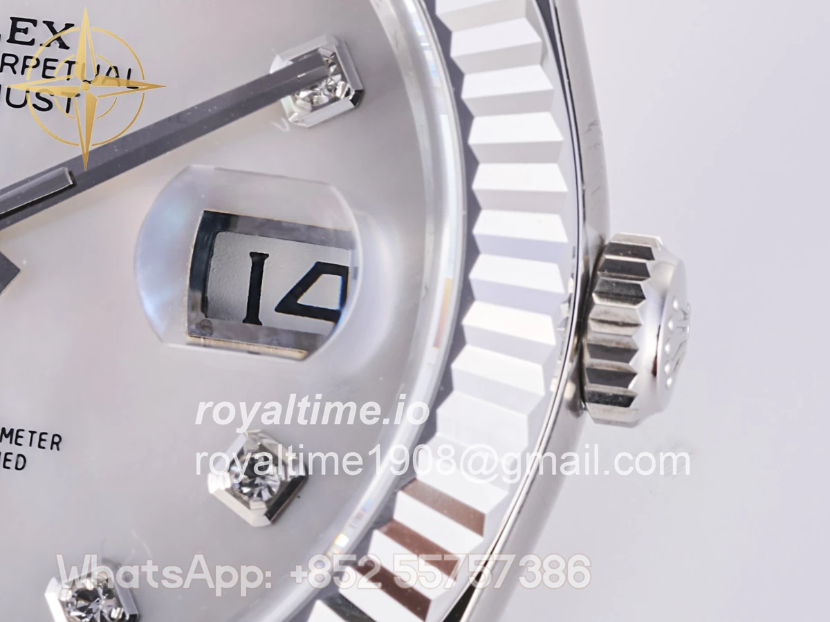 Rolex DateJust 41 126334 Clean Plus 904L Steel White MOP Diamonds Dial on Jubilee Bracelet DD3235 - Image 11