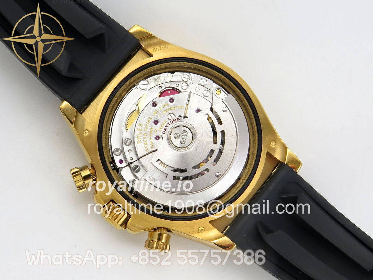 Rolex Daytona 116518 QF White/Black Numeral Dial on Oysterflex Strap SA4130 V11 (Gain Weight) 160g - Image 12