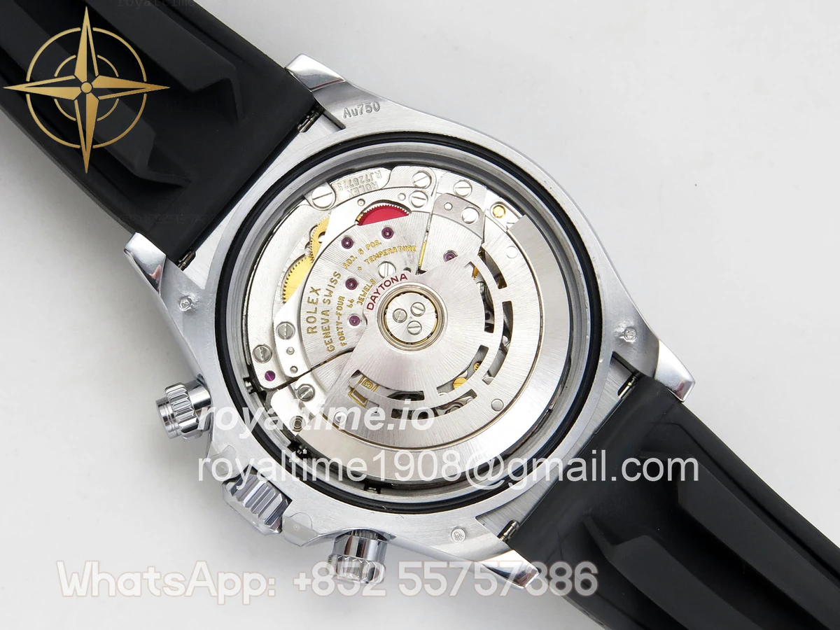 rolex Daytona 116519 QF White/Black Numeral Dial on Oysterflex Strap SA4130 V11 (Gain Weight) 160g - Image 12