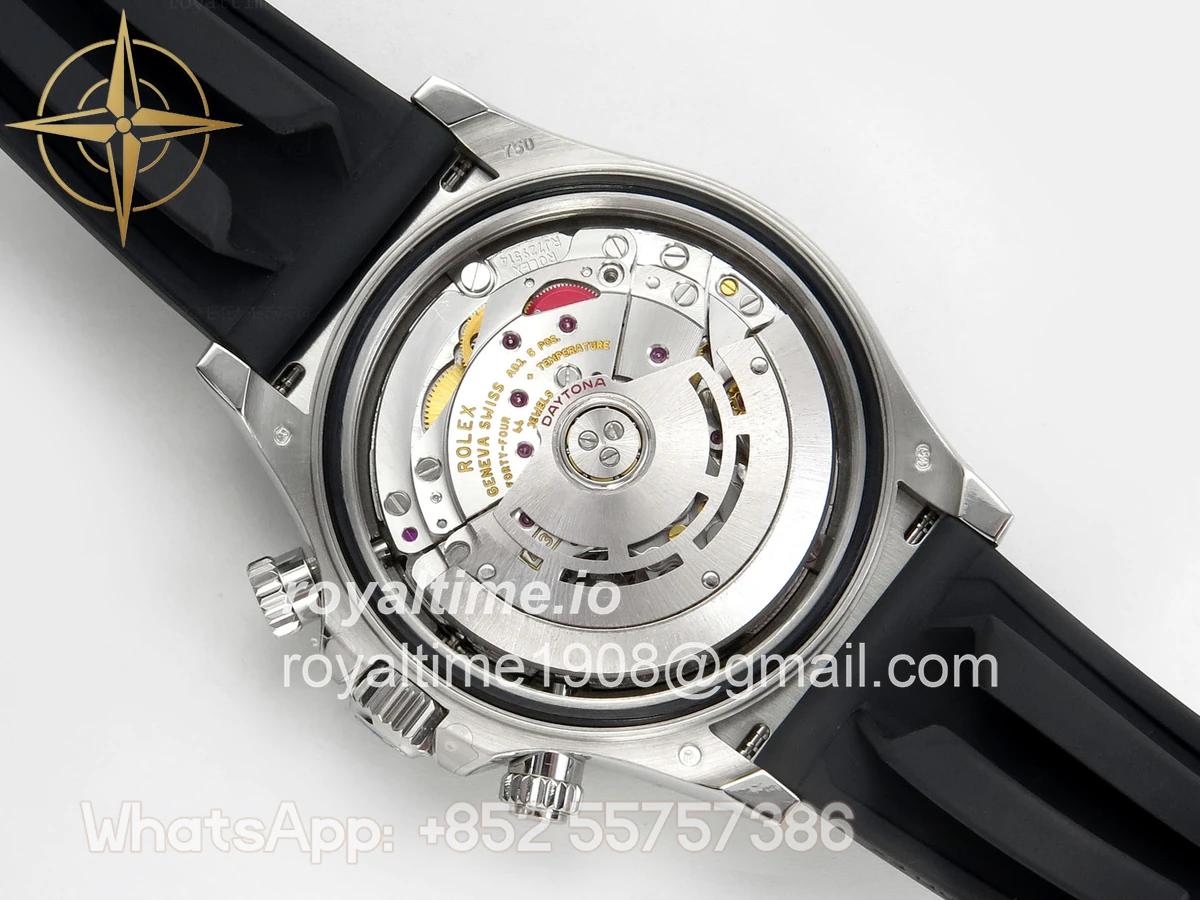 Rolex Daytona 116519 UFO Gray Dial on Oysterflex Strap UF4130 (Free Sprung) - Image 12