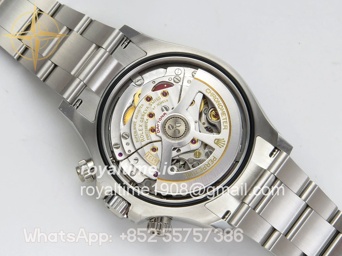 Rolex Daytona 126500 Panda Clean Plus 904L White Dial on Oyster Bracelet DD4131 - Image 12
