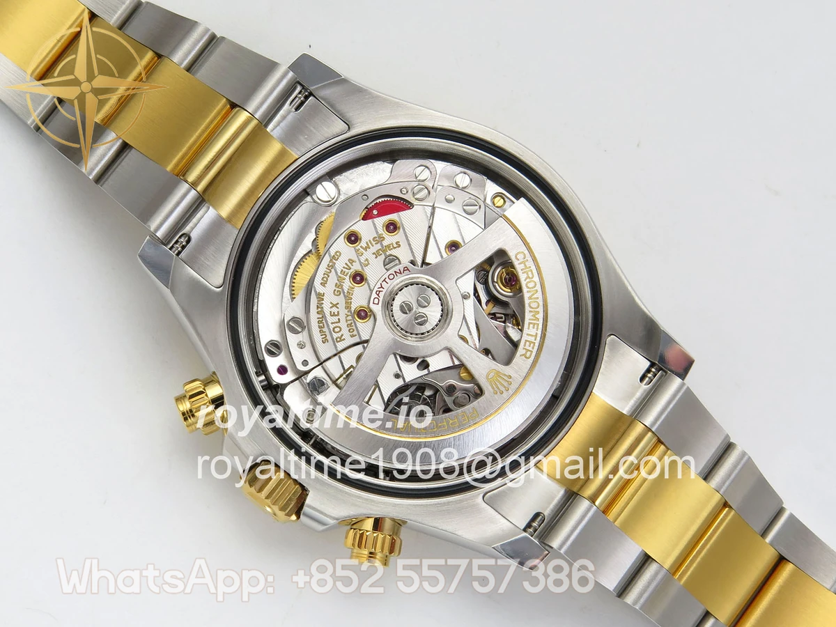 Rolex Daytona 126503 SS/YG UFO White Dial on SS/YG Bracelet UF4131 (Free Sprung) - Image 12