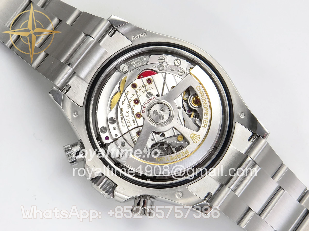 Rolex Daytona 126509 904L SS UFO Silver Dial Black Subdial On 904L SS Bracelet UF4131 (Free Sprung) - Image 12