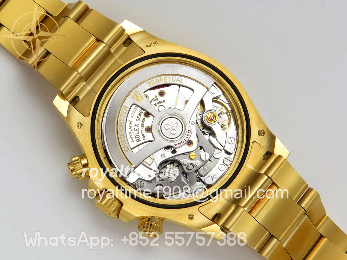Rolex Daytona 126508 BTF YG Dial on YG Braclet DD4131 (Weighted) 220g - Image 12