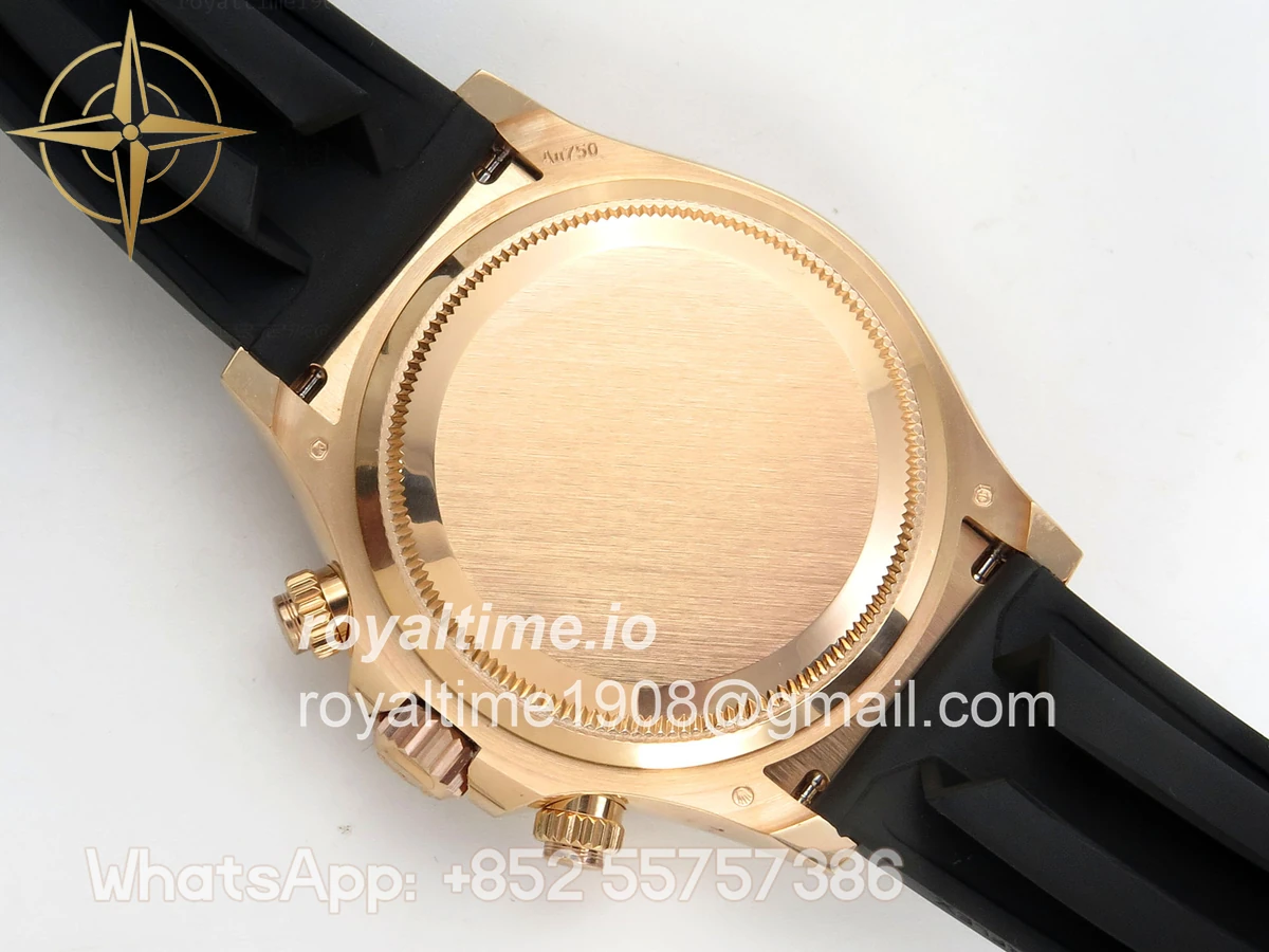 Rolex Daytona 126515 ARF Black/RG Stick Dial on Oysterflex Strap DD4131 V2 (Weighted) - Image 12