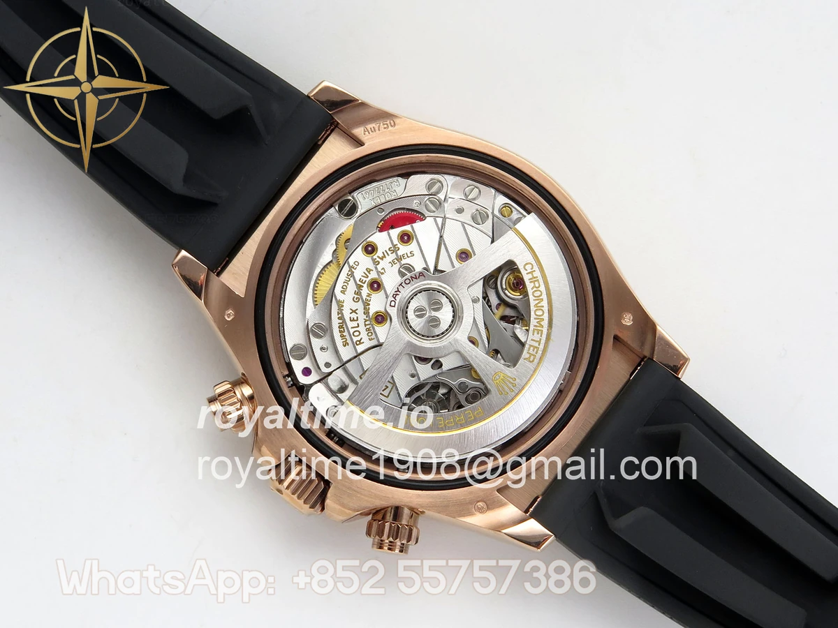 Rolex Daytona 126515 UFO RG/Black Dial on Oysterflex Strap UF4131 - Image 12