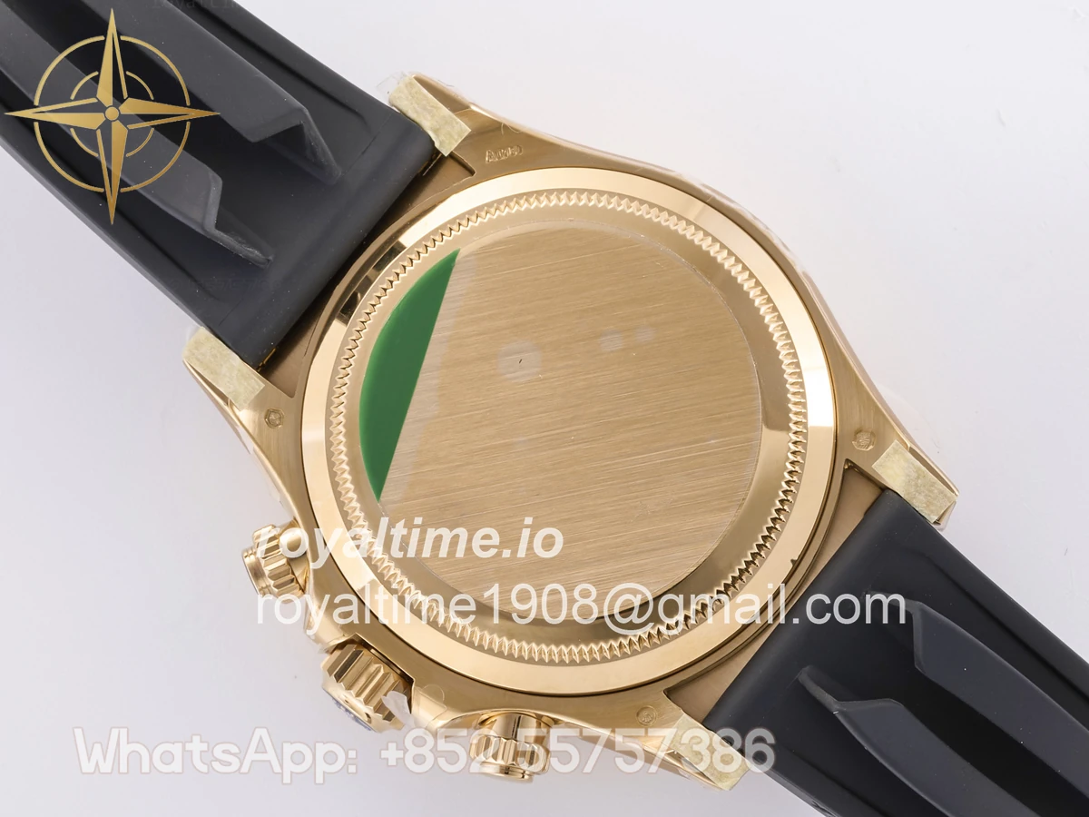 Rolex Daytona 126518 YG 3BF Tiffany Dial Sticks Markers on Oysterflex Strap Weighted 160g - Image 12