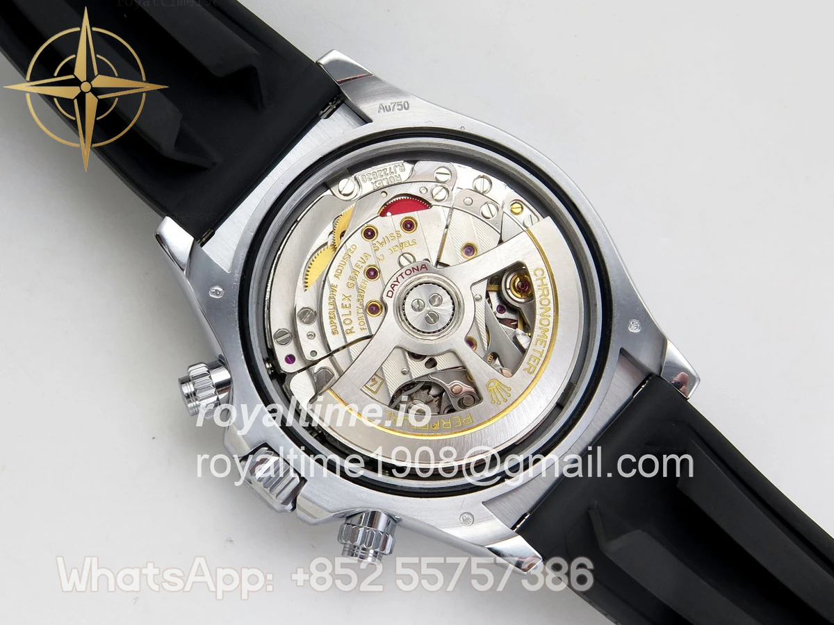 Rolex Daytona 126519 QF Gray/Black Dial on Oysterflex Strap JH4131 V18 (Free Sprung) Weighted 157g - Image 12