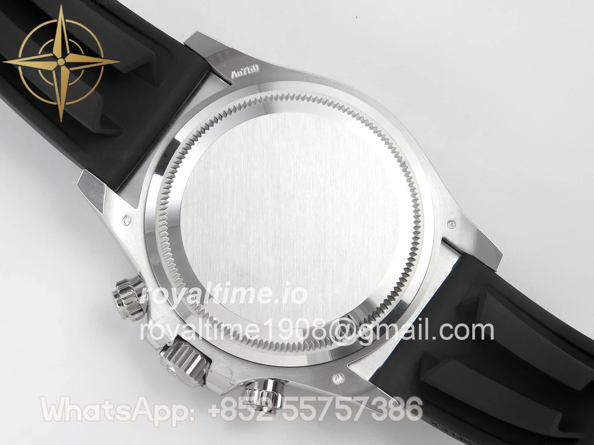 Rolex Daytona 126519 SS Clean Plus Black/Gray Dial on Black Rubber Strap DD4131 - Image 12