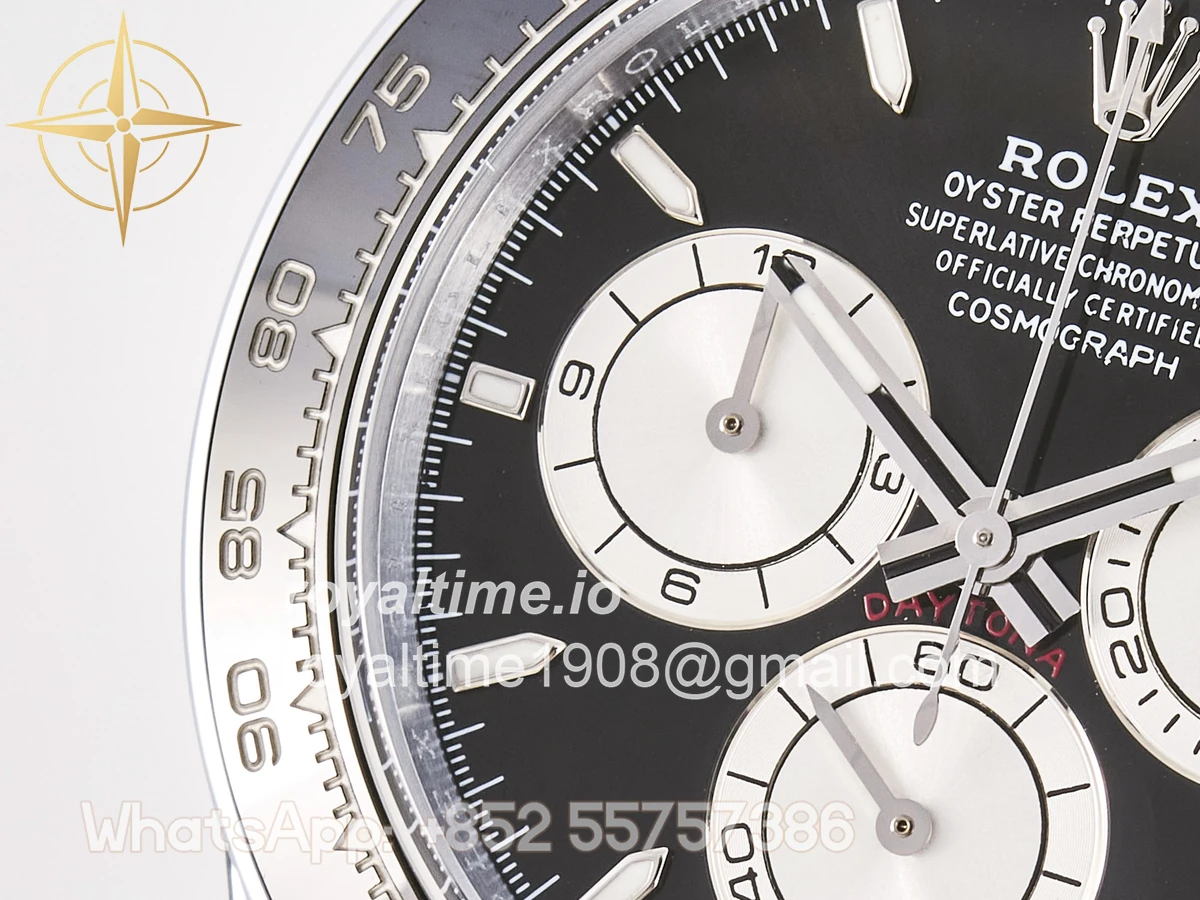 Rolex Daytona 126519 TMF Black/Silver Dial on Oysterflex Strap DD4131 - Image 12