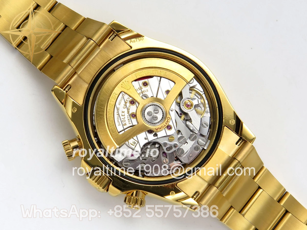 Rolex Daytona 126528 LN Le Mans QF on YG Bracelet JH4132 (Free Sprung) Weighted 175g - Image 12