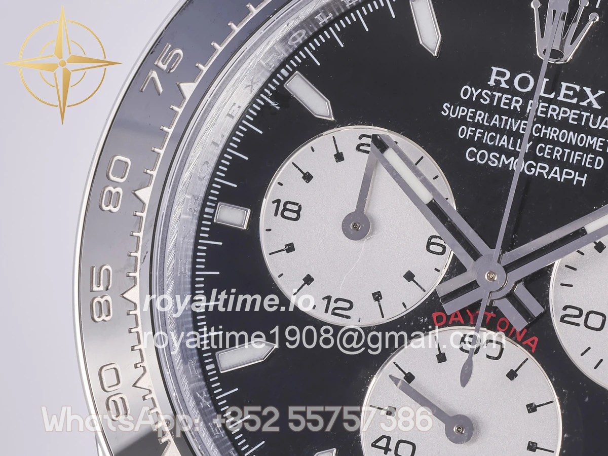 Rolex Daytona 126529 LN Le Mans QF on SS Bracelet JH4132 Free Sprung (Weighted) 175g - Image 12