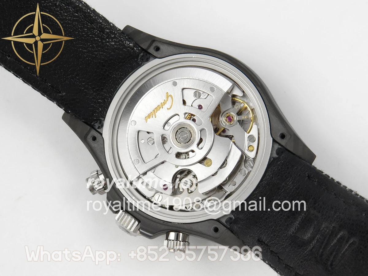 Rolex Daytona DIW Black Carbon Case DIWF Edition Gray/White Dial on Black Nylon Strap DD4801 - Image 12