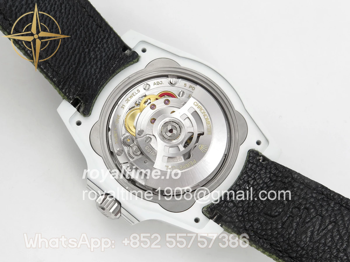 Rolex GMT Master DiW "VERDANT GRAY" DIWF on Green Nylon Strap VR3285 - Image 12