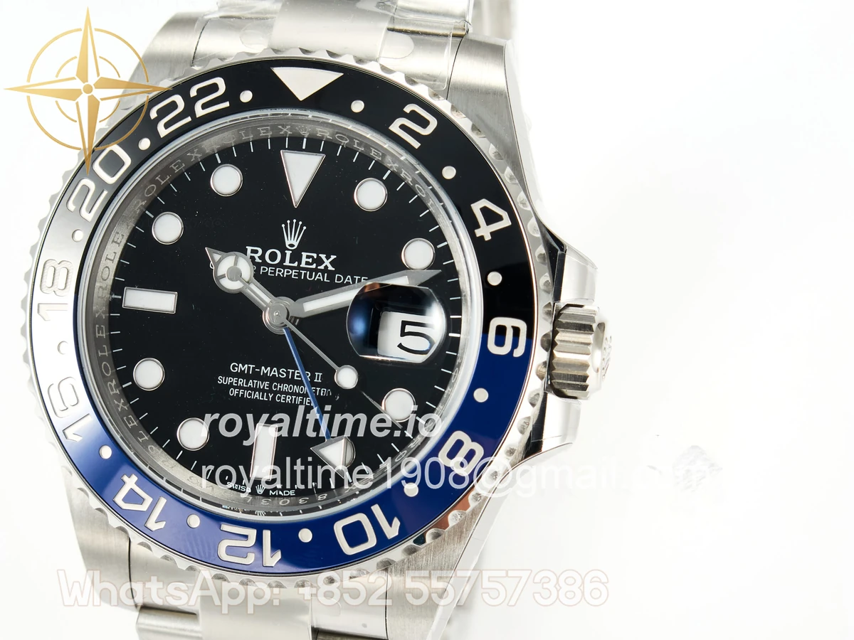 Rolex GMT-Master II 126710 BLNR Black/Blue Ceramic ARF on Oyster Bracelet DD3285 CHS V3 - Image 12