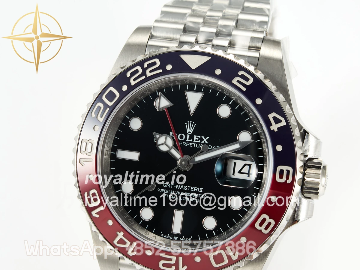 Rolex GMT-Master II 126710 Blue/Red Ceramic ARF on Jubilee Bracelet DD3285 CHS V3 - Image 12
