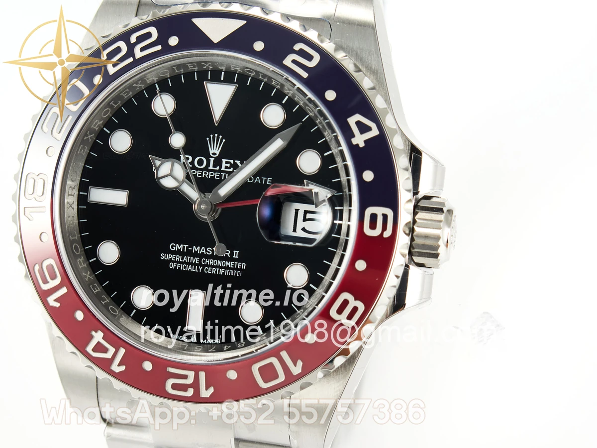 Rolex GMT-Master II 126710 Blue/Red Ceramic ARF on Oyster Bracelet DD3285 CHS V3 - Image 12