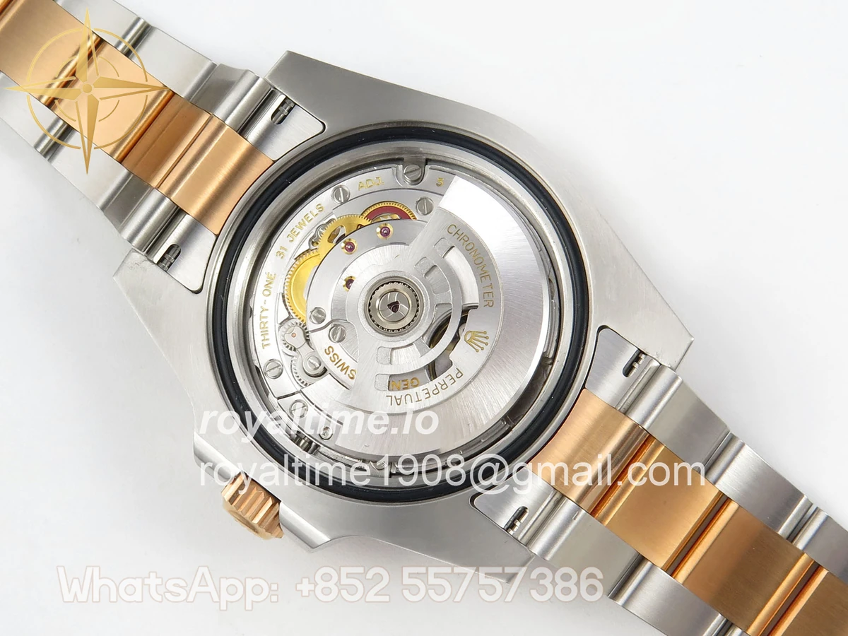 Rolex GMT Master II 126711 CHNR 904L SS/RG VF Black Dial On SS/RG Bracelet DD3285 CHS - Image 12