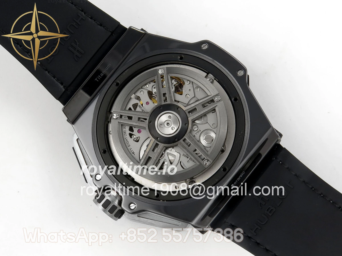 Hublot Big Bang Ferrari Speciale Ceramic HBBF on Gray Gummy Strap A1241 - Image 12