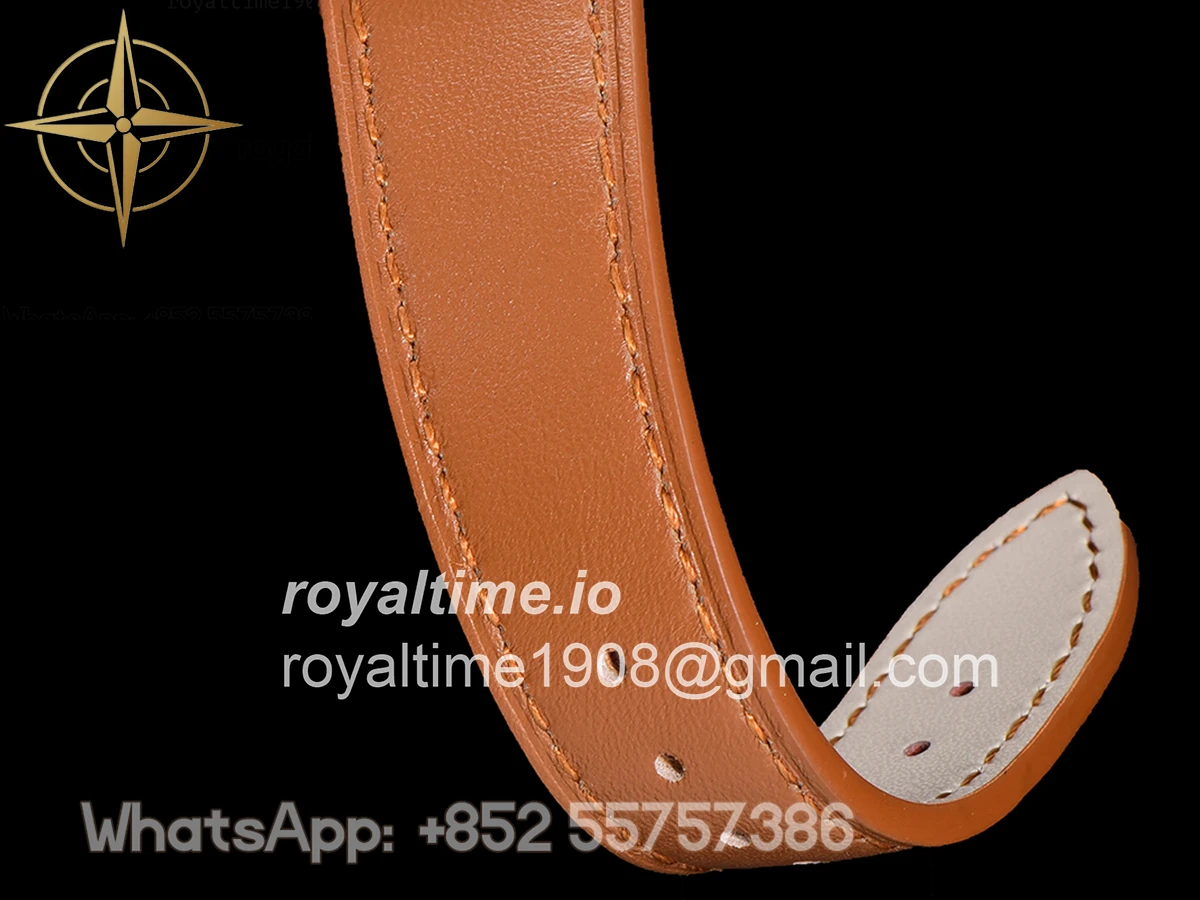 Jaeger-LeCoultre Master Calendar Silver Dial in Steel on Brown Leather Strap - Image 12