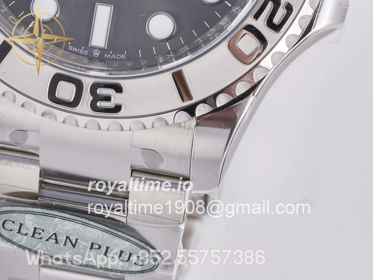 Rolex Yacht-Master 126622 904L Steel Clean Plus Gary Dial on SS Bracelet JH3235 - Image 12
