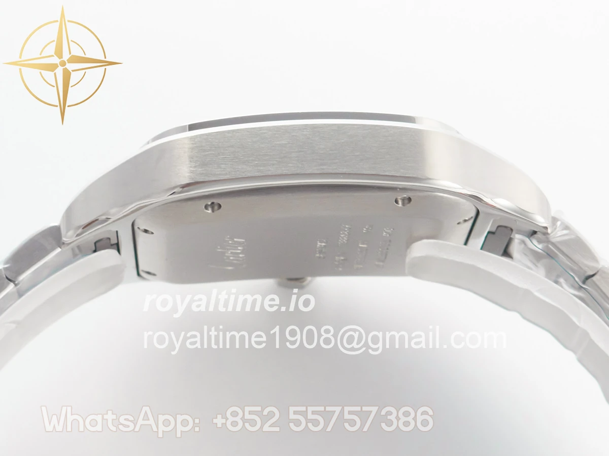 Cartier Santos de Cartier 40mm SS BVF White Dial on SS Bracelet MIYOTA 9015 - Image 12