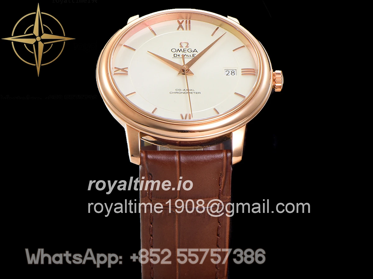 Omega De Ville Prestige Co‑Axial Master Chronometer 40mm White Dial in Rose Gold - Image 12