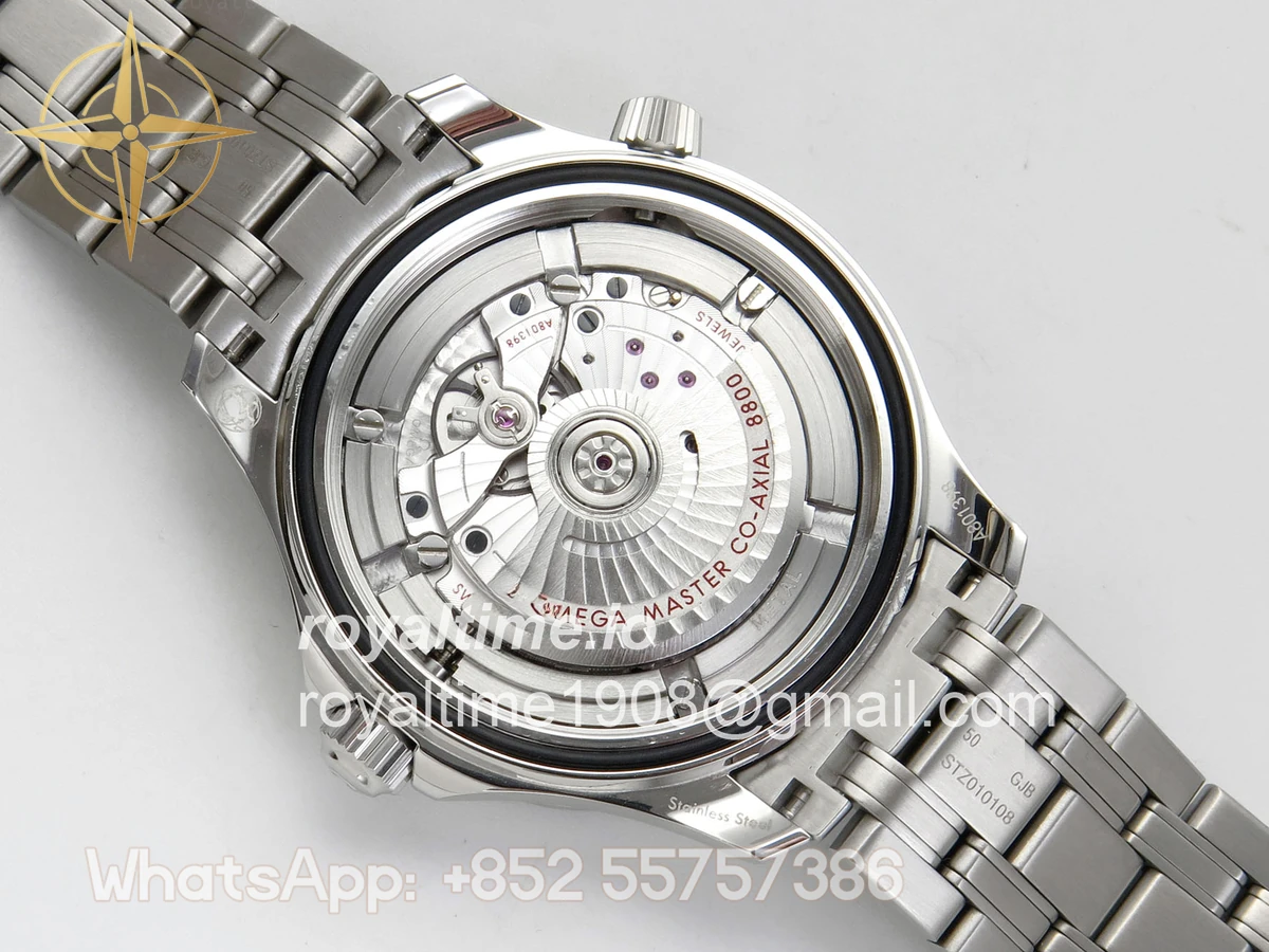 Omega Seamaster Diver 300M SS ORF Blue Ceramic Blue Dial on SS Bracelet OR8800 - Image 12