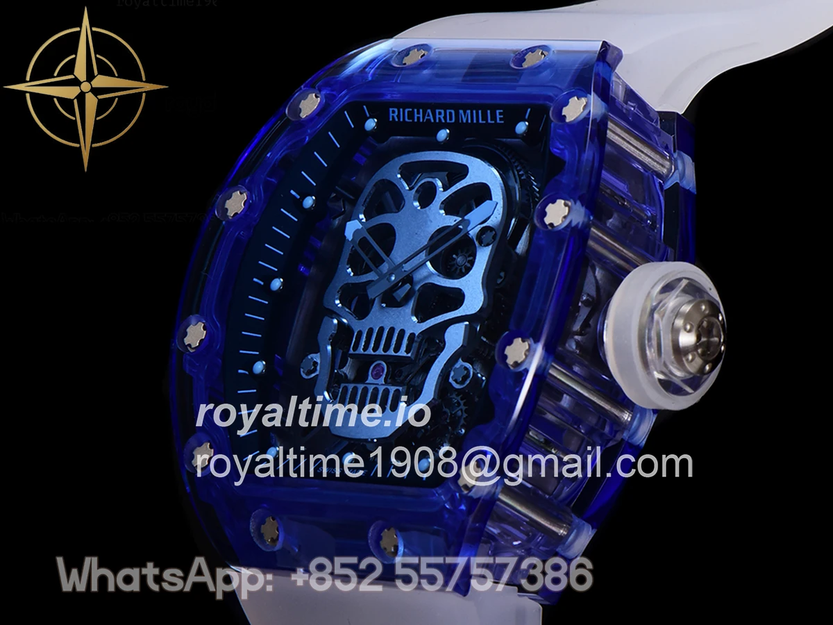 Richard Mille RM 027-01 Tourbillon Blue Sapphire Skull - Image 12