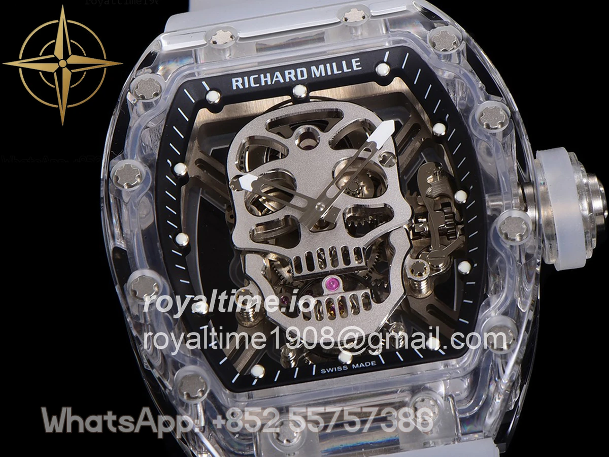 Richard Mille RM 027-01 Tourbillon Sapphire Skull - Image 12