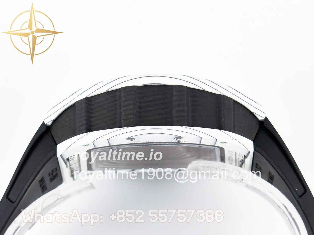 Richard Mille RM 61-01 Yohan Blake White NTPT ZF on Black Rubber Strap RMUL2 - Image 12