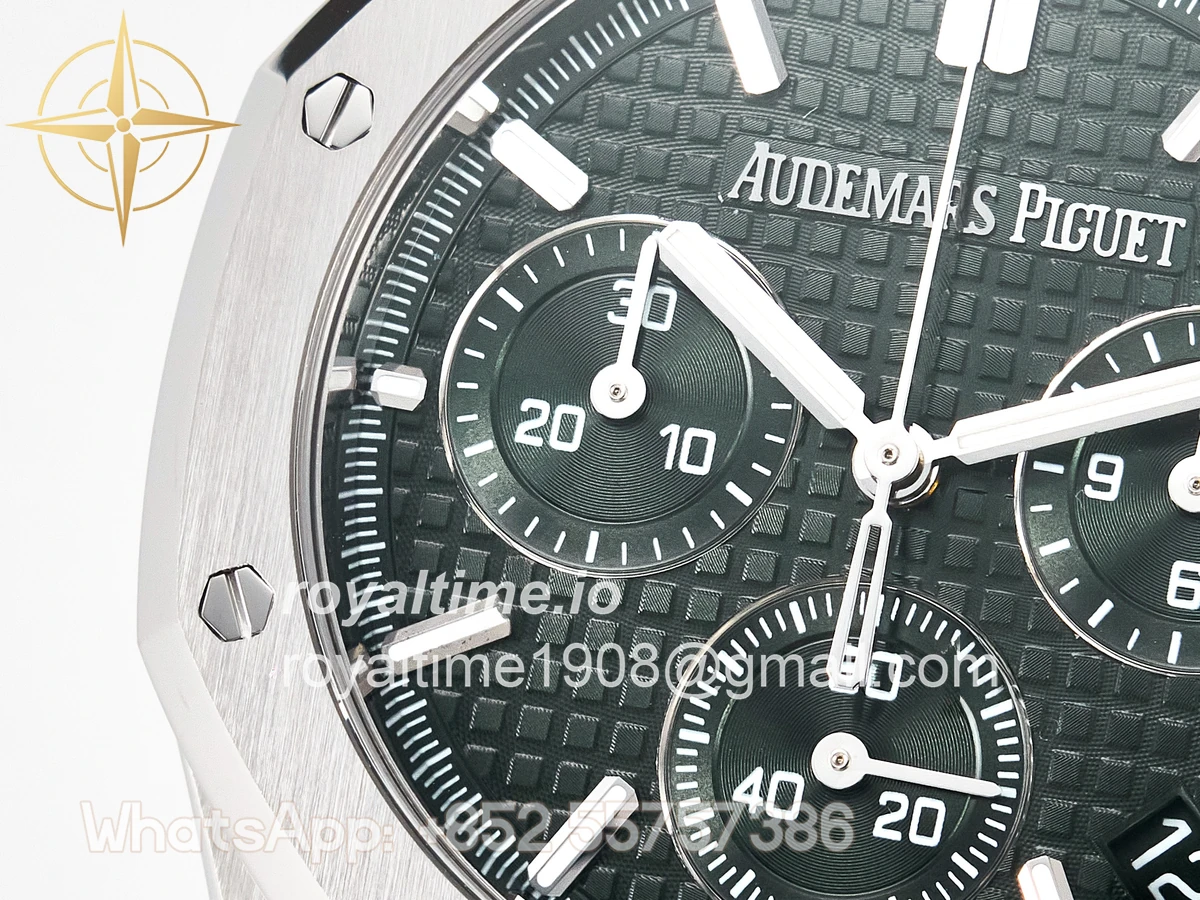 Audemars Piguet Royal Oak Chrono 26240 SS APSF Green Dial on SS Bracelet SA4401 - Image 12