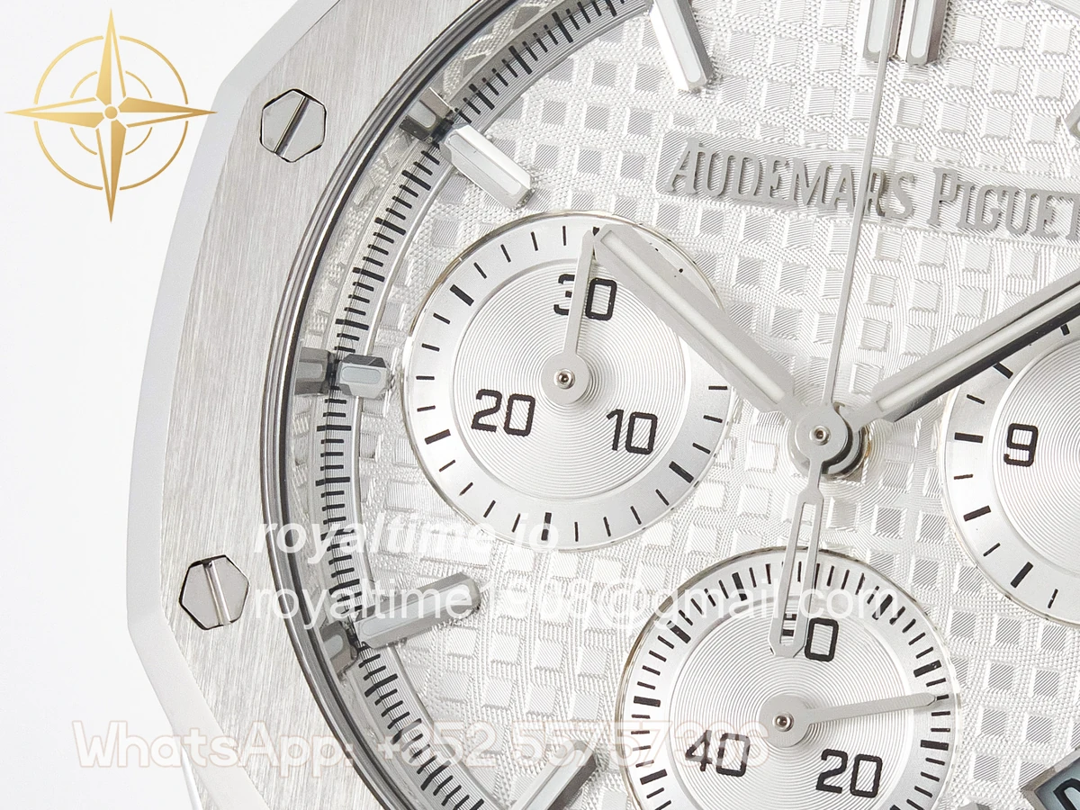 Audemars Piguet Royal Oak Chrono 26240 SS APSF Silver Dial on SS Bracelet SA4401 - Image 12