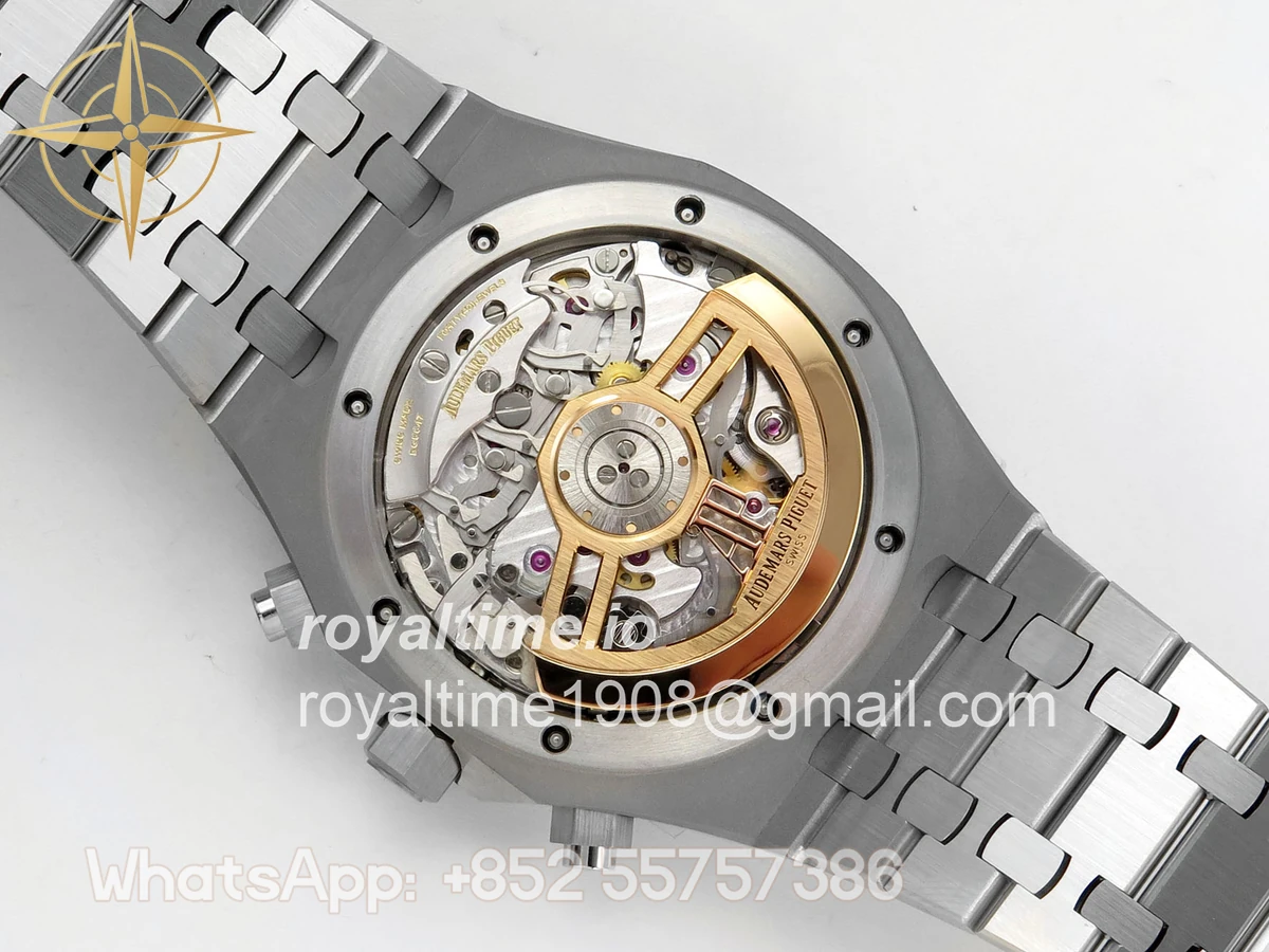 Audemars Piguet Royal Oak Chrono 26240 SS DDF Blue Dial on SS Bracelet DD4401 (SW Dial) V2 - Image 12