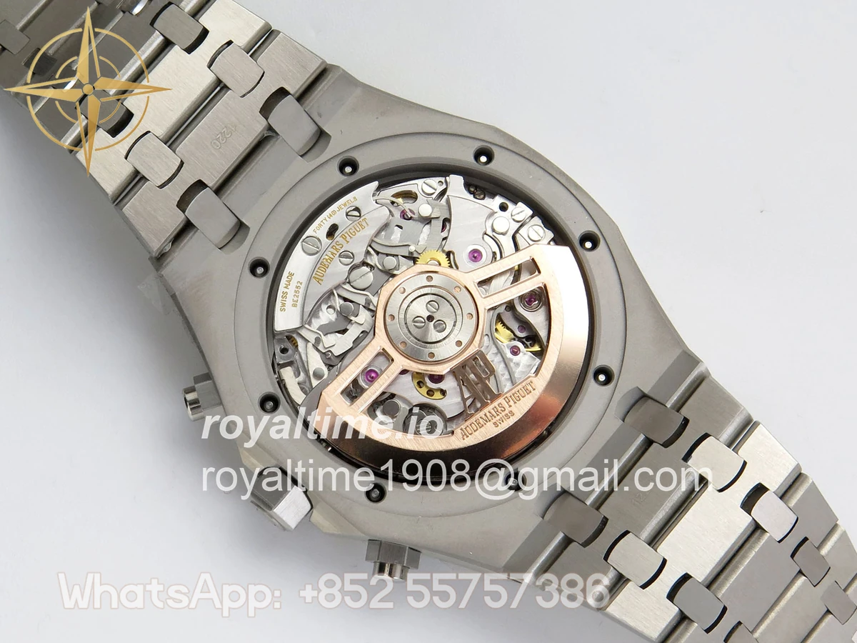 Audemars Piguet Royal Oak Chrono 26240 SS DDSF Blue Dial on SS Bracelet DD4401 - Image 12