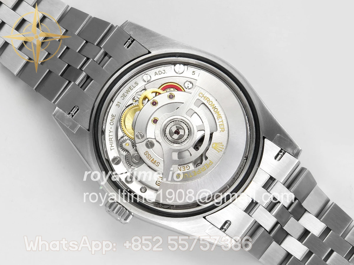 Rolex DateJust 36 126234 QF Gray Stick Dial on Jubilee Bracelet QF3235 - Image 12