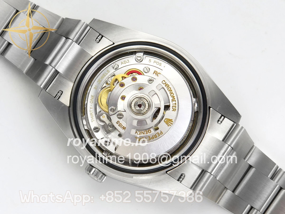 Rolex DateJust 41 126334 904L SS SCF Black Diamonds Dial on Oyster Bracelet VR3235 - Image 12